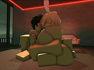 Roblox Bunny Slut Pounded Hard in 3D Cartoon