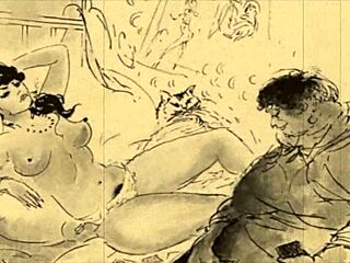 i found vintage erotic anime drawings