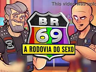 br69 explores gay daddy action on sex highway