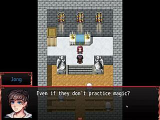 Harem Game Ep 20: Gym Tease Reveals Her Bare Pussy