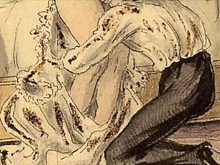 what secrets lie in vintage erotic sketches?