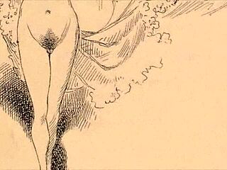 what secrets lie in vintage erotic sketches?