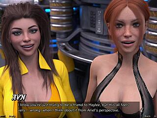 Curvy 3D Stepsisters Dominate Space Drama