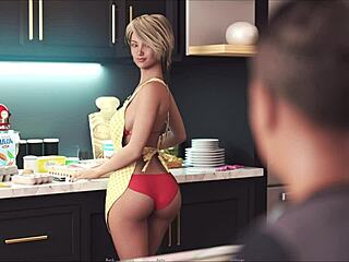 Stepmother and wife share intimate moments