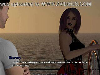 Hot Goth Babe In Matrix Hearts Game