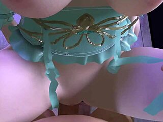 3d cosplay asian whore cheats with huge cock