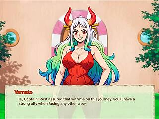 nami teases with bare body in hentai parody