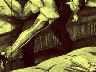 vintage cartoon drawings with erotic charm