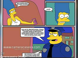 Simpsons Parody Cartoon Hard Fuck