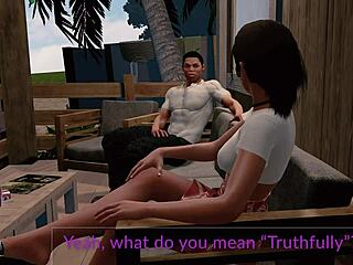 Jack And Emma Spanked Hard In Paradise