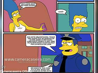 Simpsons Parody Cartoon Hard Fuck