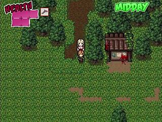 facing a fast zombie in hentai game part 8