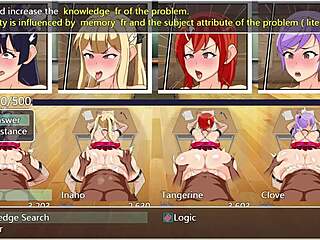 Professional School gameplay with rough anime sex
