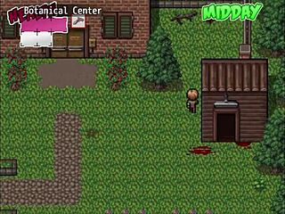 facing a fast zombie in hentai game part 8