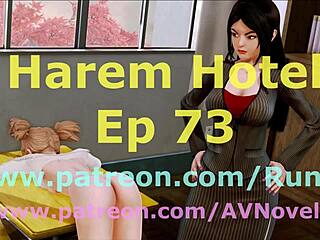 Harem hotel anime fuck in room 73