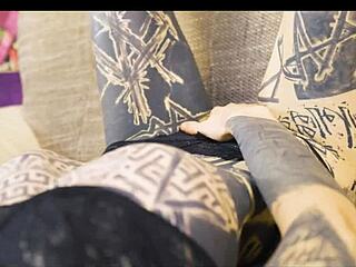 Inked Couple's Rough Anal And Blowjob Play