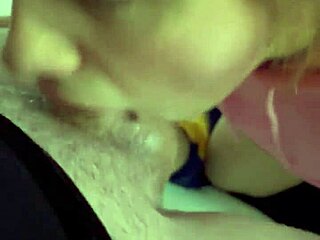 Hoodie Blonde's Rough Deepthroat Cumshot Blast