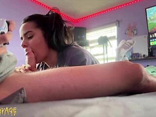Latina girlfriend gets ripped and dominated for deepthroat and anal sex