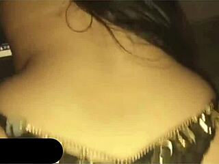 Hot Latina in lingerie show