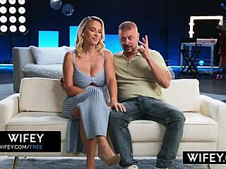 Wife Sadie Rose gets creampied in front of hubby