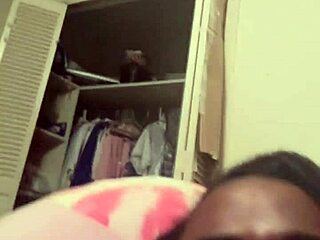 Young and black beauty gets it hard in homemade video