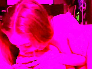 girlfriend fucked hard in neon vip room pov with bailey base