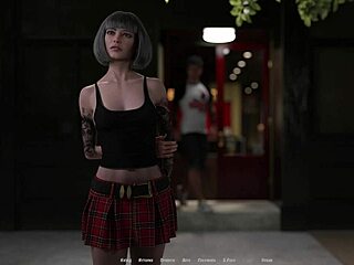 Teasing teen slut’s rough public fuck