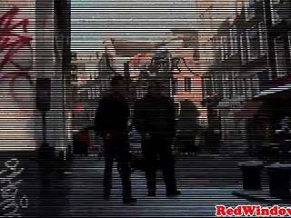 Dutch Slut's Pussy Banged Hard by Tourist on Trip