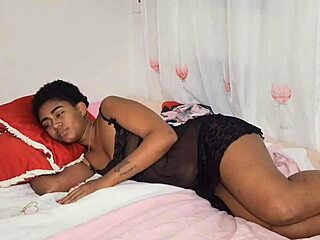 latina caught me jerking and fucked hard