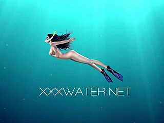 Irina Russaka’s steamy underwater teen solo swim