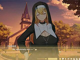 Ever seen a nun sister suck finger in public?