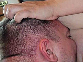 Ever seen a chubby milf squirt hard using just a cucumber?