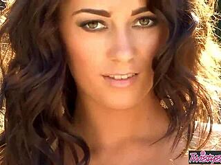 Teen Taylor Vixen masturbates outdoors for Twistys