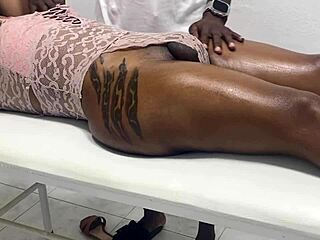 Amateur Camera Captures Transsexual's Naughty Massage