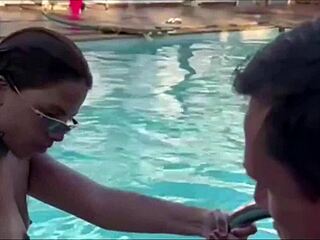 Ana Miller’s Fierce Poolside Fuck With Ktal