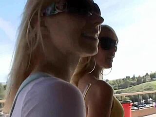 Blonde Duo’s Fierce Lesbian Toy Play After Meeting