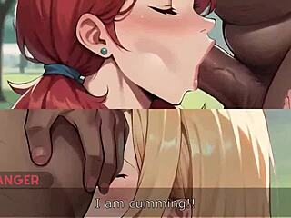 Two Teens Give Rimjob And Deepthroat Until Swallow