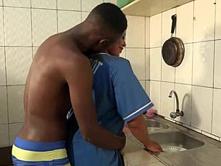 lulu vroumete starts the morning with raw, adulterous pounding by a neighbor on the street