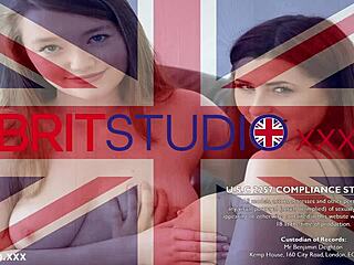british redhead slams her tight cunt with a thick dildo for wild pleasure.