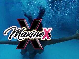 I saw bondage action with Asians Maxine X in a dark dungeon