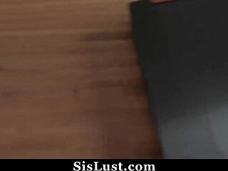 Holy crap, stepsister caught stepbro watching taboo porn on Sislust!
