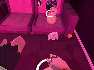 Hard Fucking with Shemale in Rec Room, No Resistance