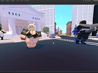 Wild Group Sex Game Unfolds in Whorblox Skins Part 7
