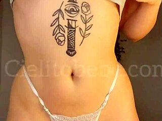 Damn! Argentinian Dancing in White Micro Thong Trailer!