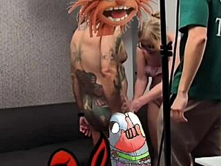 Veronica’s First Tattoo Session with Wild Dick Action