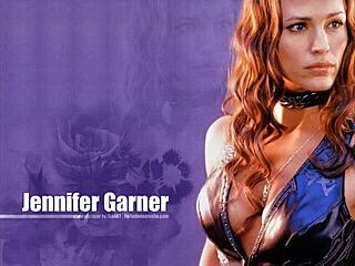 watching jennifer garner take on a daring jerk off challenge was pure thrill and tension!