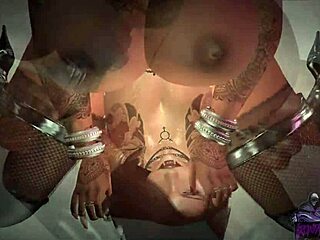 massive 13 inch shemale shaft delivers deep creamy loads