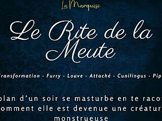 French furry audio tale unfolds in a wild pack ritual. A unique erotic story awaits.