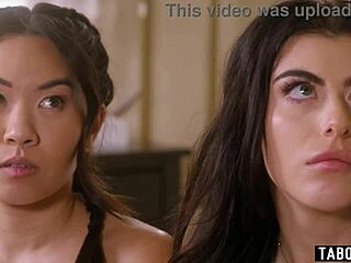 i caught my lesbian teen babysitters with a milf client!