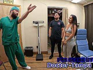 Mia's first gyno exam with Dr. Tampa gets wild!